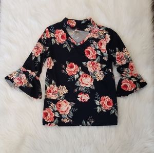 Girl's Floral Top
